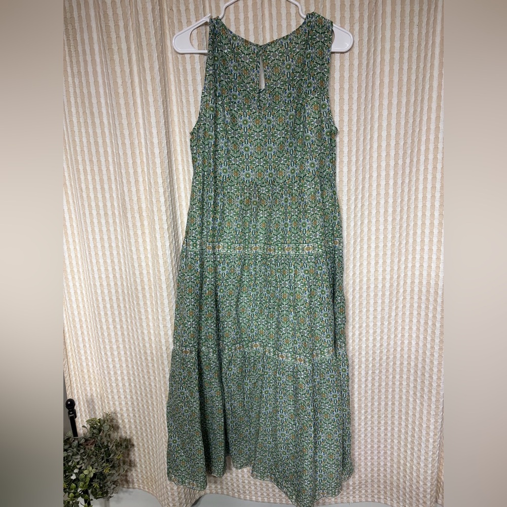 Max Studio Green Patterned Maxi Dress - Picture 3 of 4